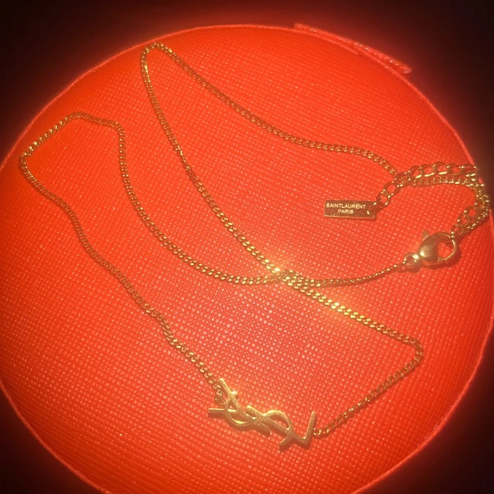 Saint Laurent Gold Chain Necklace